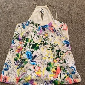 Cream Express Watercolor Flower Tank